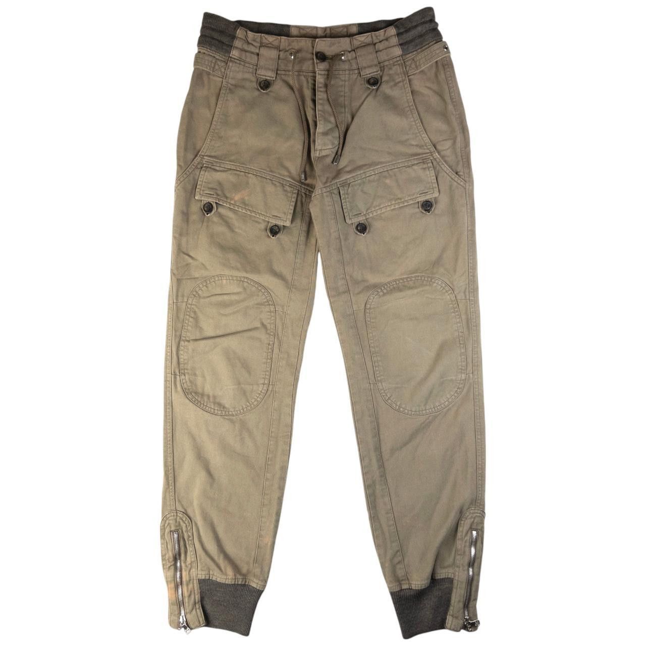 Dolce & Gabbana Vintage Dolce & Gabbana Cuffed Cargo Trousers Size W32 Size US 32 / EU 48 - 5 Thumbnail
