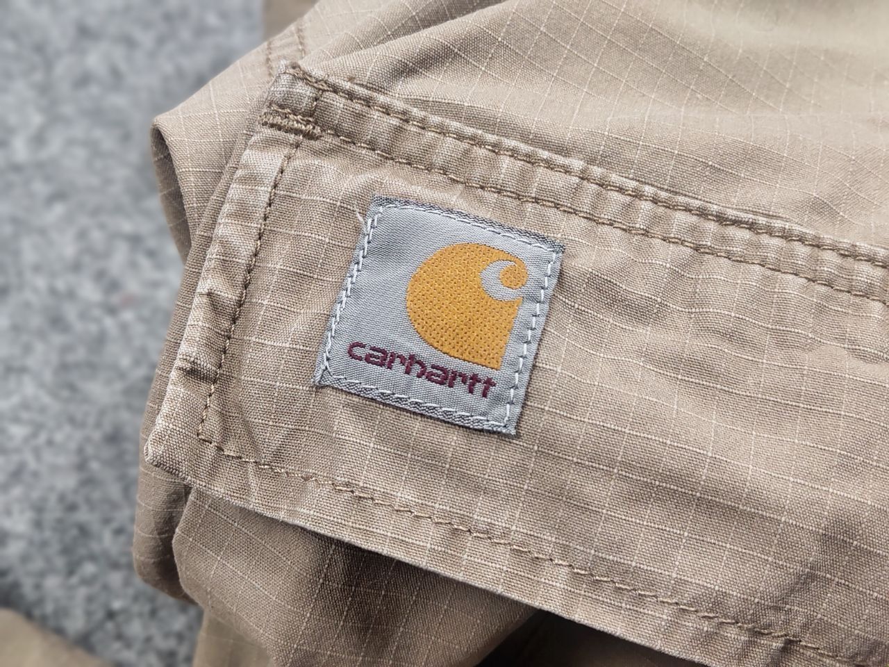 Vintage Carhartt Beige Ripstop Faded Cargo Pants Y2k Style