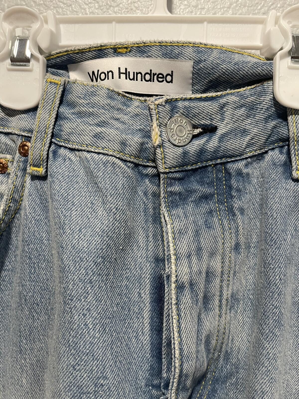 Won Hundred Won Hundred Light Wash Denim Jeans Size 30" / US 8 / IT 44 - 3 Thumbnail