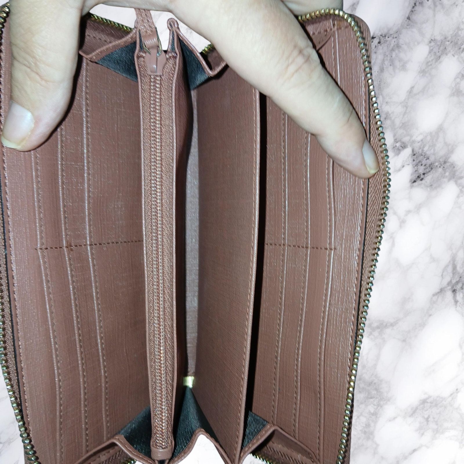 Gucci Gucci Micro GG Star Supreme Coated Canvas Zip Around Wallet Size ONE SIZE - 15 Thumbnail