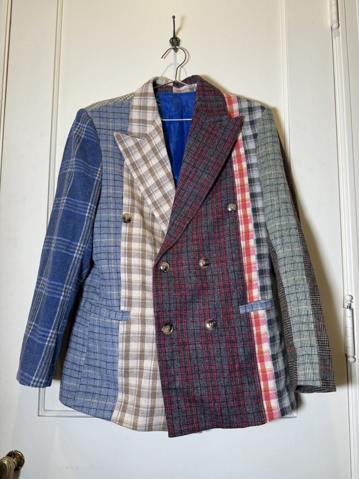 KidSuper KidSuper Studios Multi-Plaid Suit Blazer Size US M / EU 48-50 / 2 - 1 Thumbnail