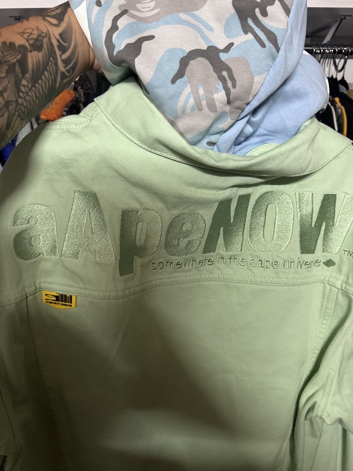 Aape Jacket with built-in sweater hoodie Size US L / EU 52-54 / 3 - 3 Thumbnail