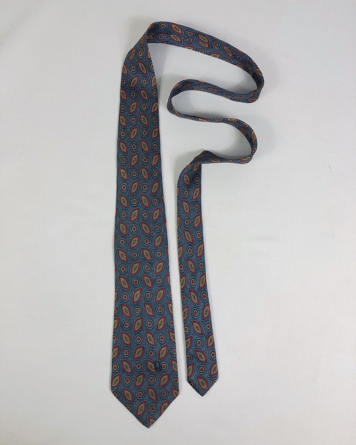 Christian Dior Monsieur Rare Vintage Christian Dior Monsieur Paisley Silk Tie Size ONE SIZE - 2 Thumbnail