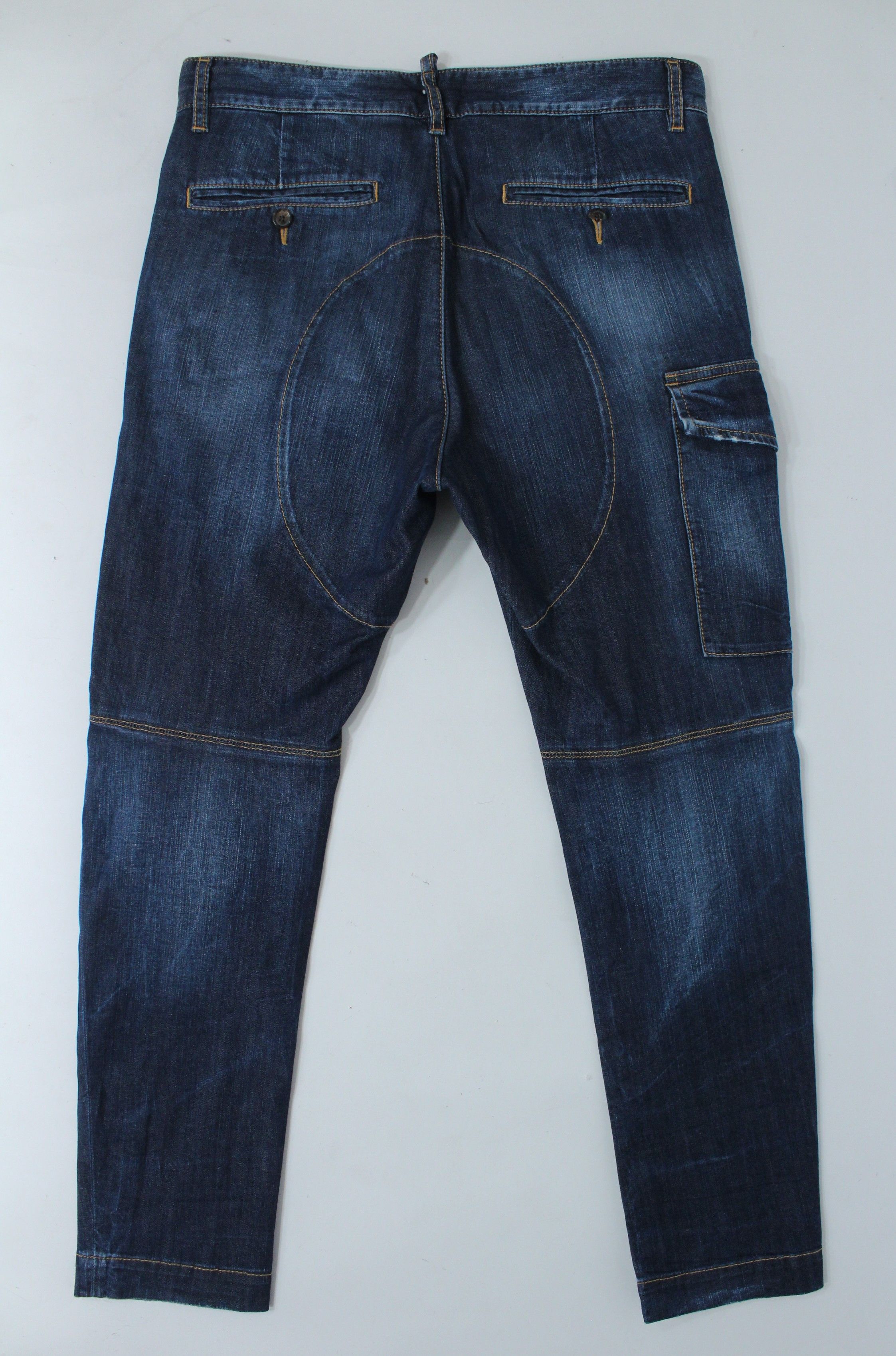 Dsquared2 Dsquared2 Blue Utility Cargo Denim Jeans IT 46 / US 30 / S Size US 30 / EU 46 - 6 Thumbnail