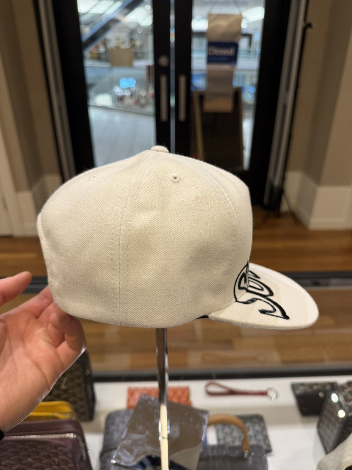 Supreme Supreme Overlap 5 Panel Hat - White Size ONE SIZE - 4 Thumbnail