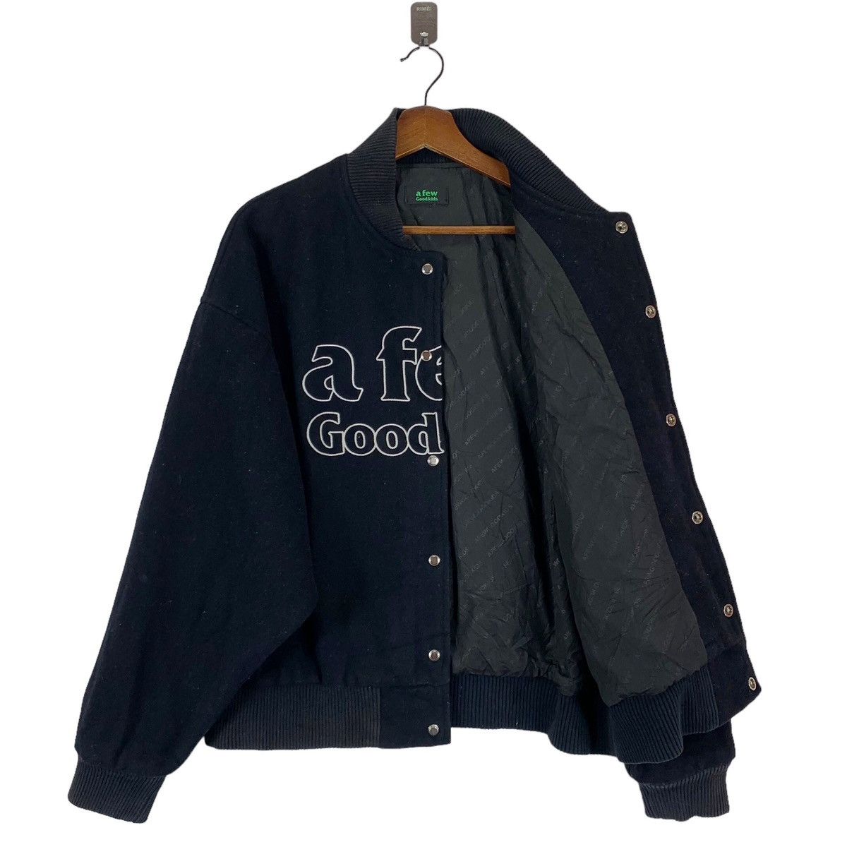Japanese Brand × Vintage VINTAGE A FEW GOOD KIDS VARSITY BOMBER JACKET Size US M / EU 48-50 / 2 - 8 Thumbnail