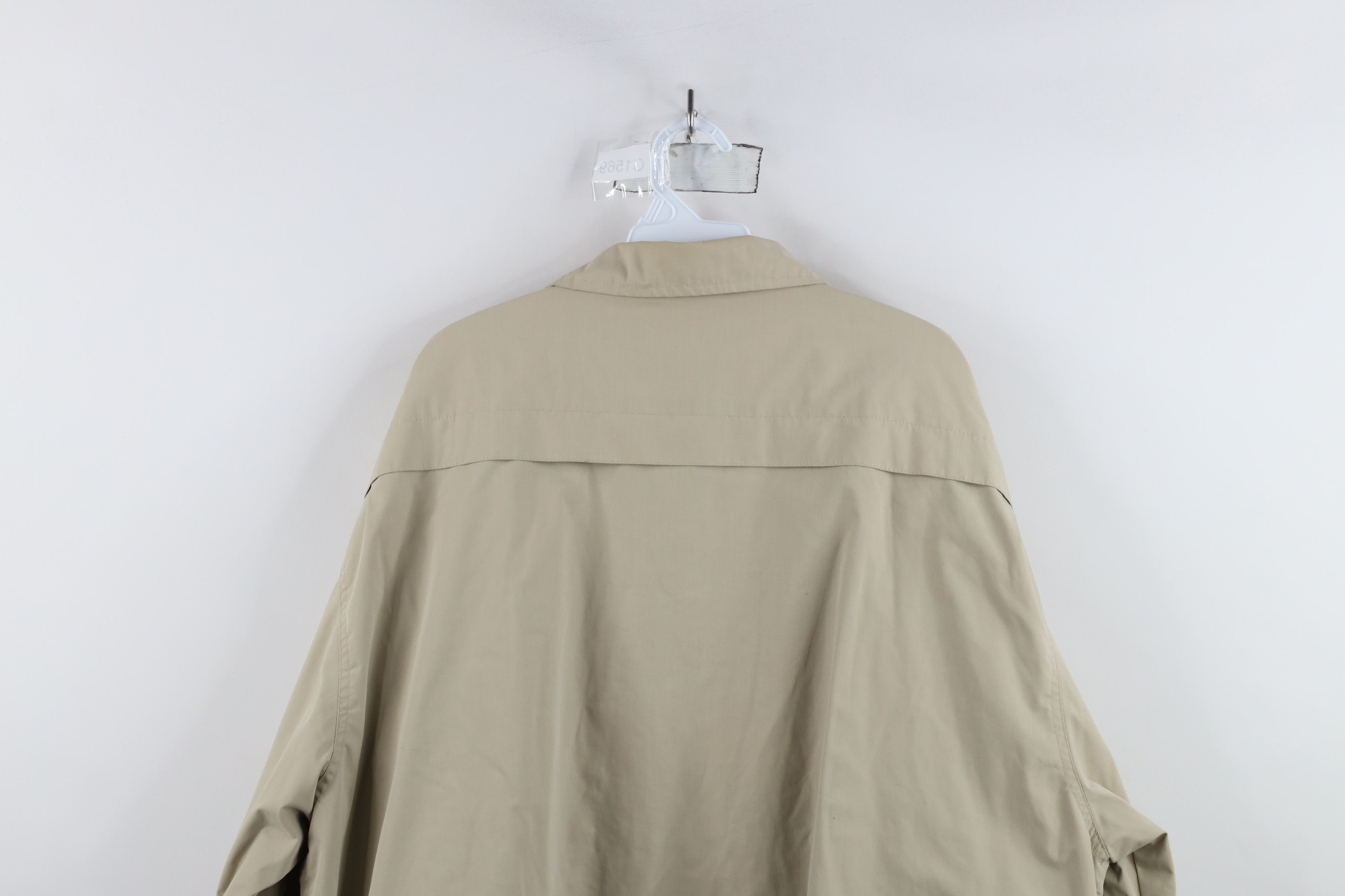 Vintage Vintage 90s McGregor Flannel Lined Bomber Jacket Beige Size US XXL / EU 58 / 5 - 15 Thumbnail