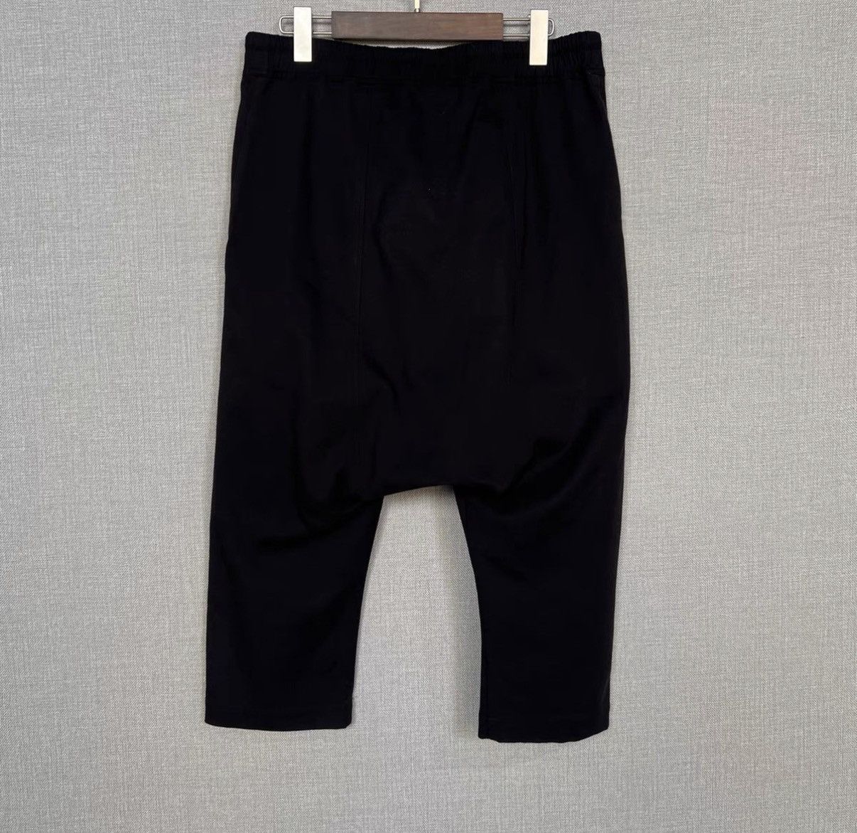 Rick Owens Rick Owens Mainline 15FW Black Drawstring Cropped Pants Size US 40 / EU 56 - 2 Thumbnail