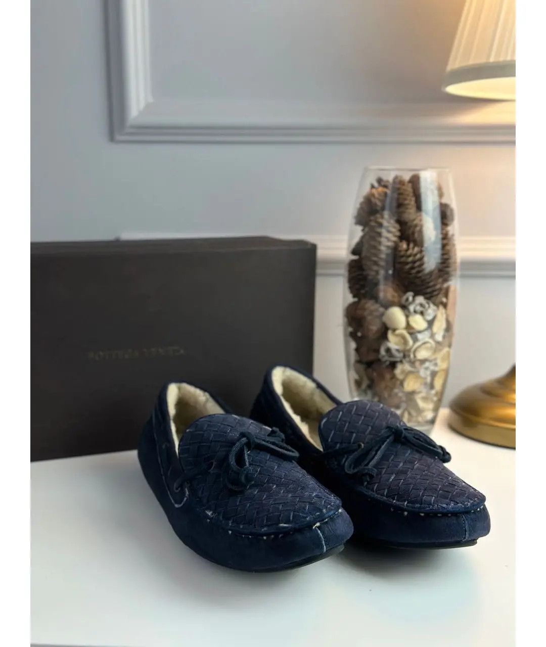 Bottega Veneta Men's moccasins with fur BOTTEGA VENETA Size US 9.5 / EU 42-43 - 1 Thumbnail