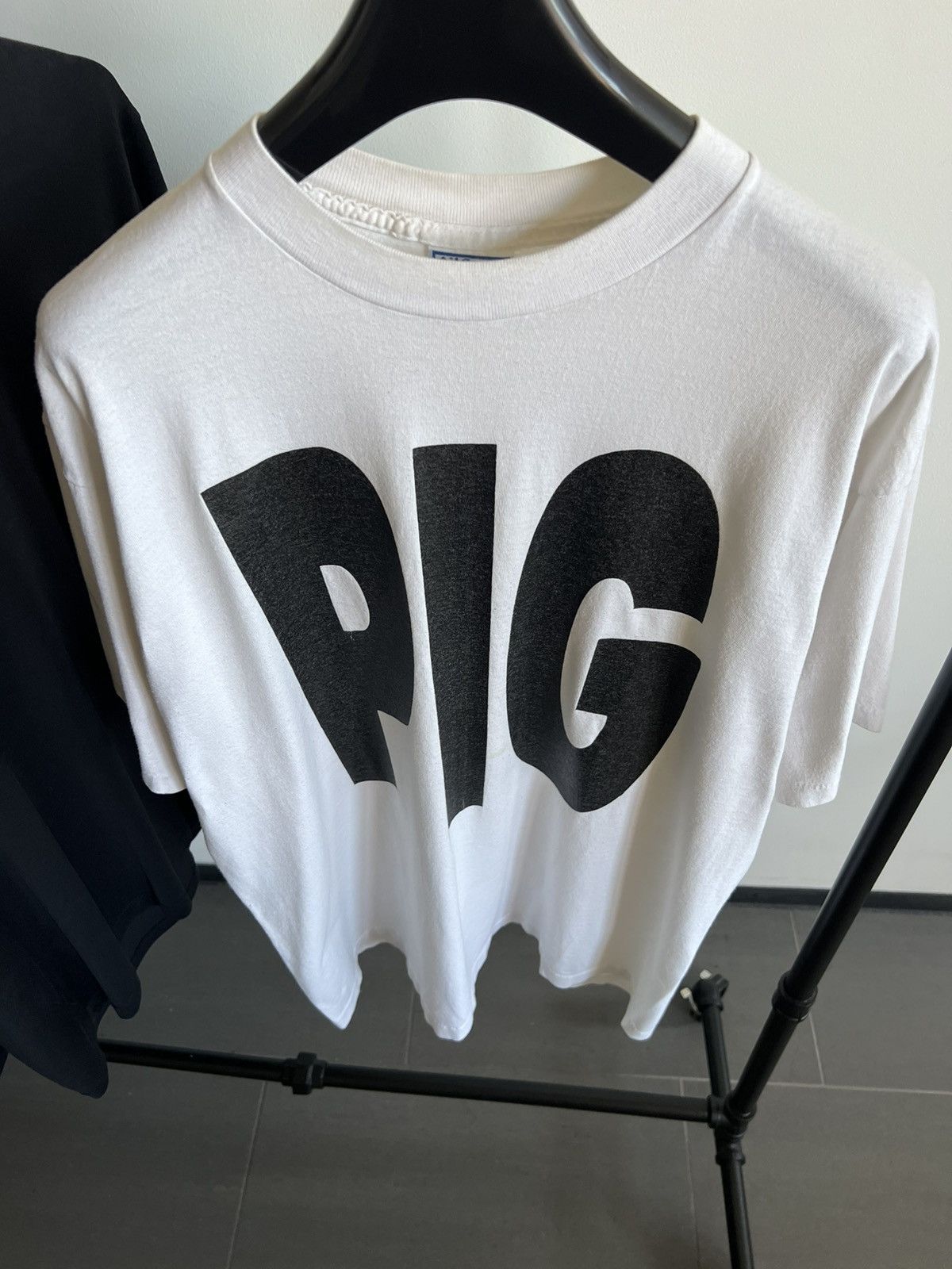 Band Tees Vintage 1997 “PIG” Raymond Watts White Tee Size US XL / EU 56 / 4 - 2 Thumbnail