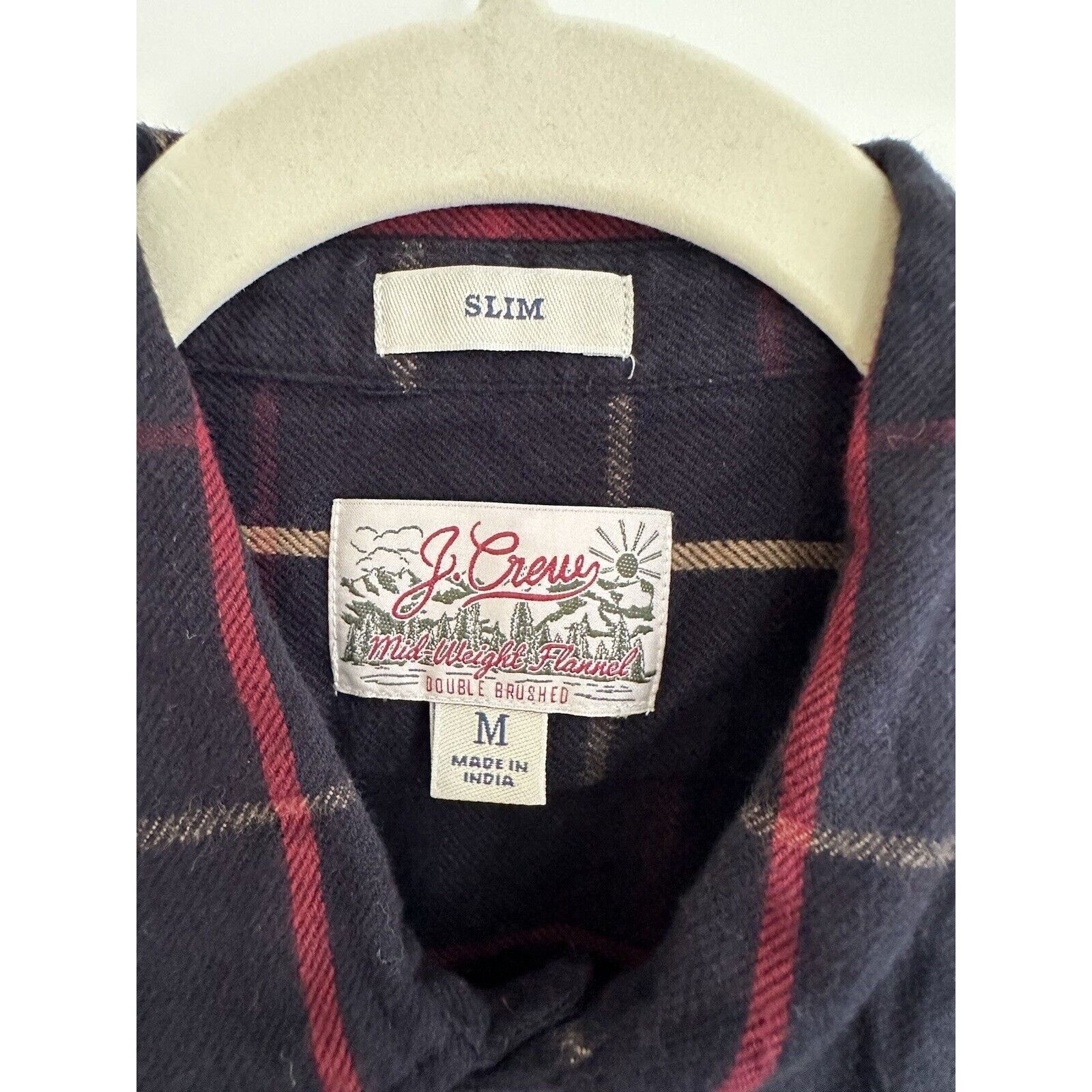 J.Crew J Crew Mid Weight Flannel Plaid Shirt Women’s Size Medium Size M / US 6-8 / IT 42-44 - 3 Thumbnail