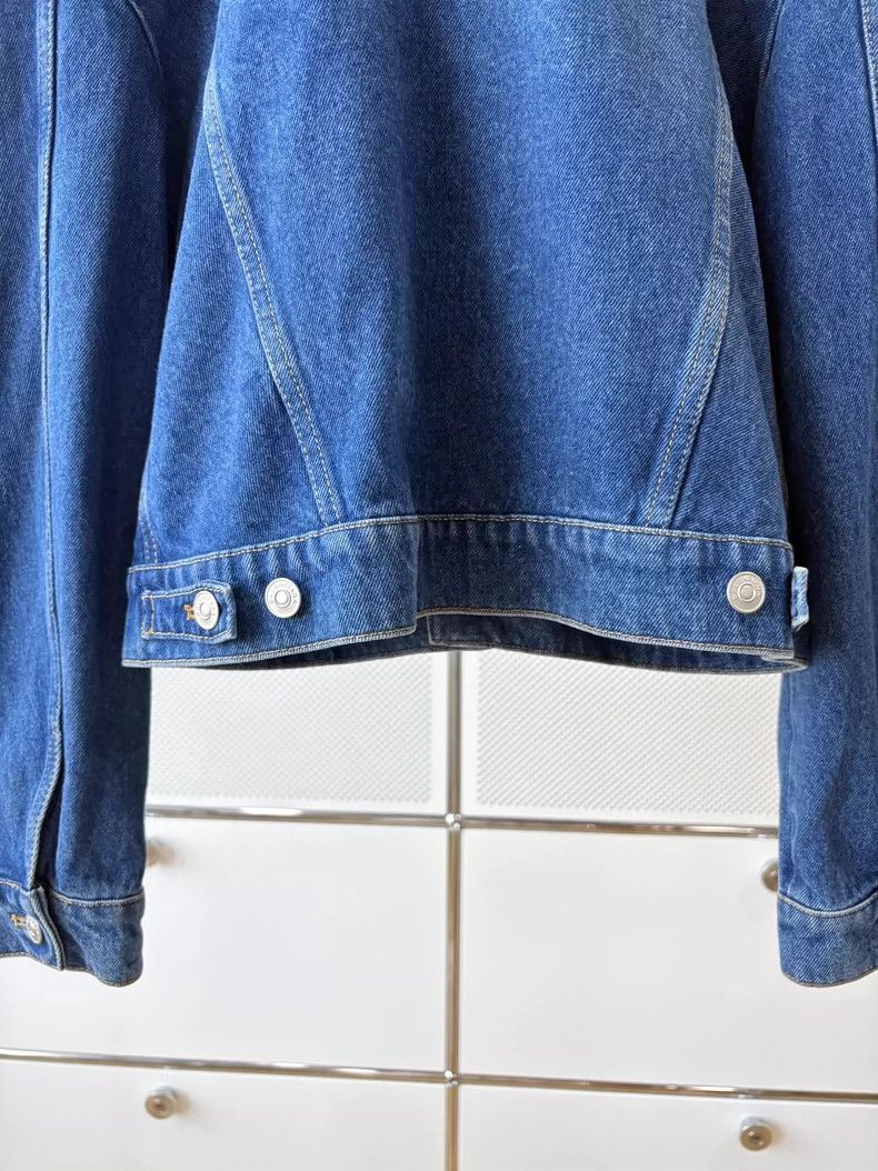 Balenciaga Balenciaga Cut-out cropped denim jacket 2503-Nextarrow Size XS / US 0-2 / IT 36-38 - 5 Thumbnail