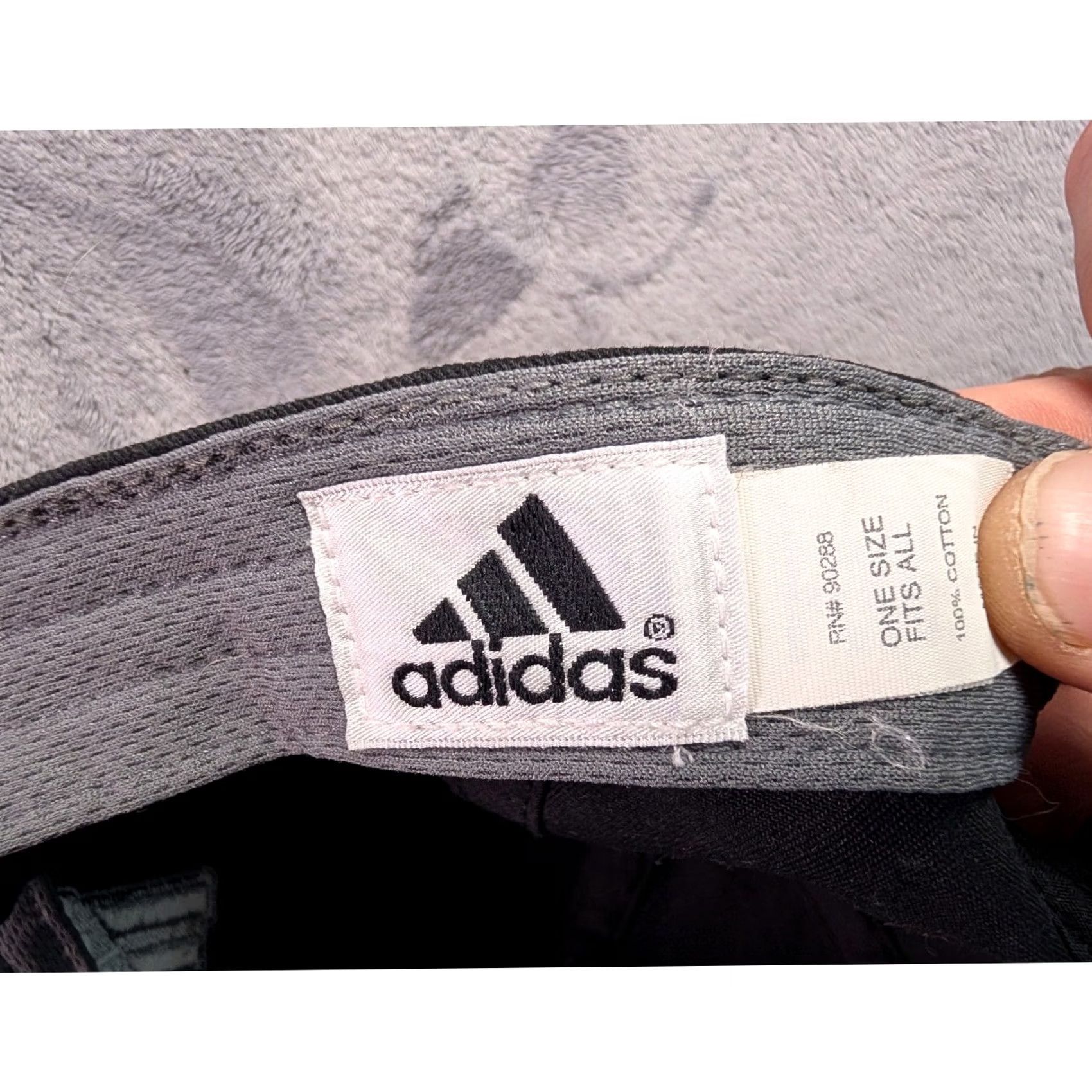Adidas Adidas Climalite Baseball Cap Black Cotton Adjustable OSFA Men Dark Silver Logo Cap Size ONE SIZE - 6 Thumbnail