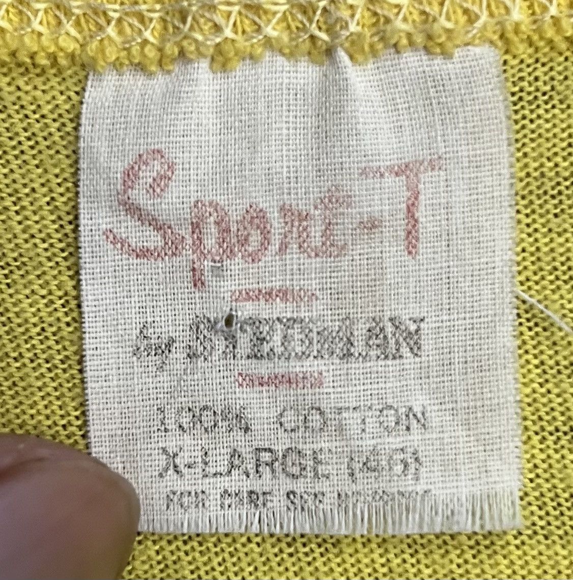 Vintage VINTAGE SPORT-T by STEDMAN MTSC 1978 MODEL T SHIRT CO SHIRT Size US XL / EU 56 / 4 - 10 Thumbnail