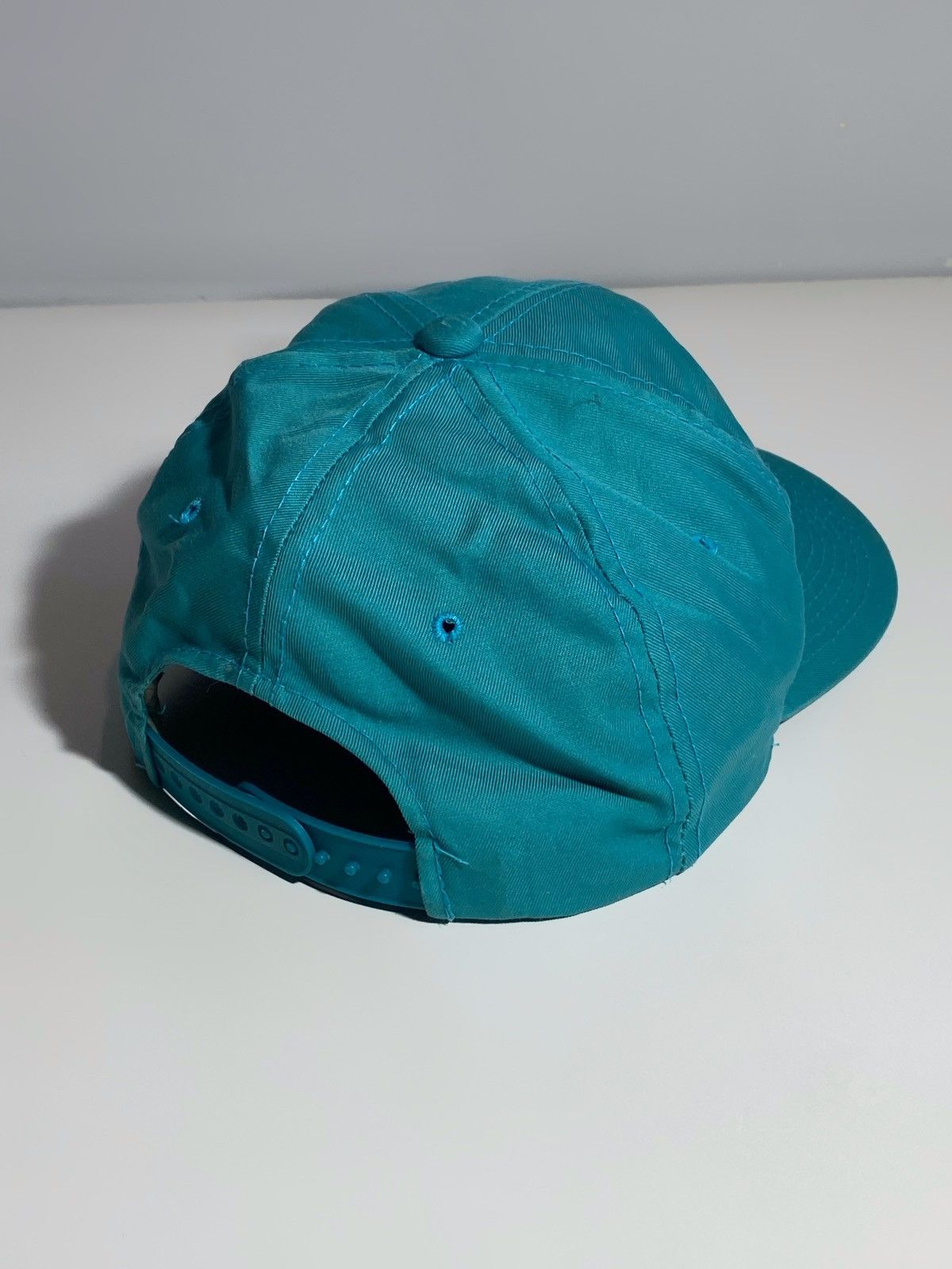NFL Rare 80s Miami Dolphins Logo Annco Sharktooth Snapback Hat Size ONE SIZE - 7 Thumbnail