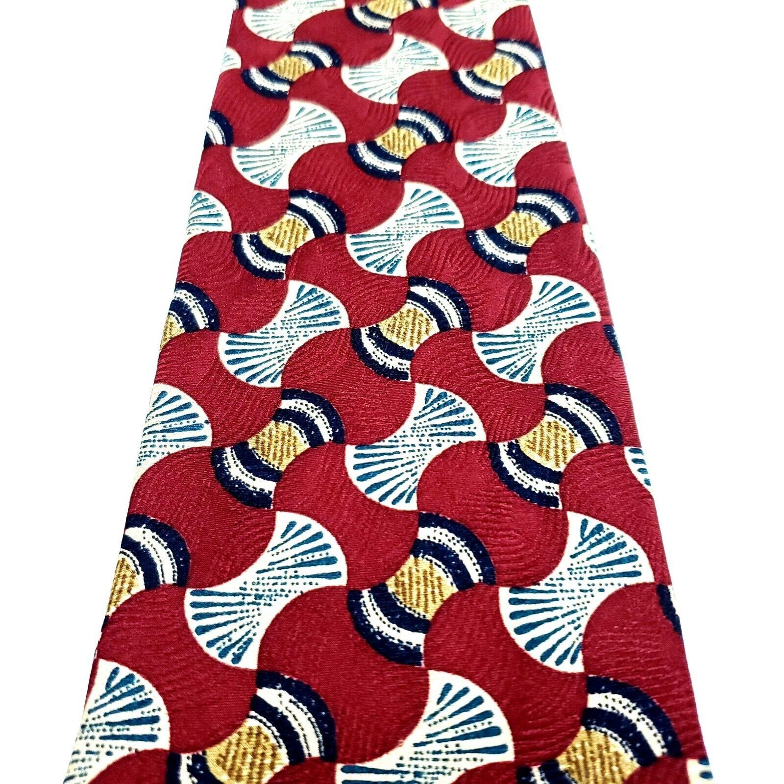 Givenchy Givenchy Monsieur Silk Tie Print Red Wide Geometric Size ONE SIZE - 2 Thumbnail
