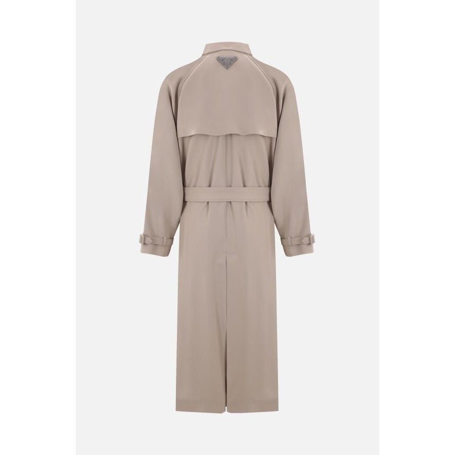 Prada PRADA Gabardine Beige Double Breasted Trench Coat New & Auth Size US L / EU 52-54 / 3 - 2 Thumbnail