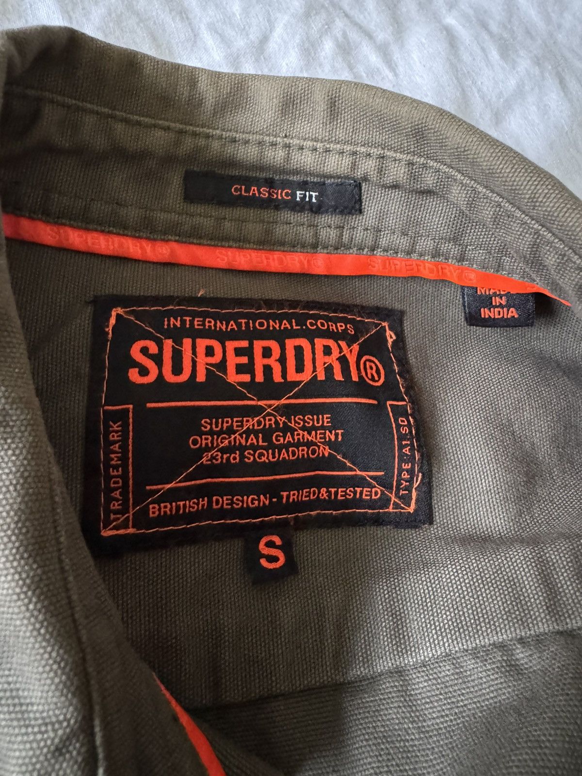 Superdry Superdry Durable Army Button Up Size US S / EU 44-46 / 1 - 6 Thumbnail
