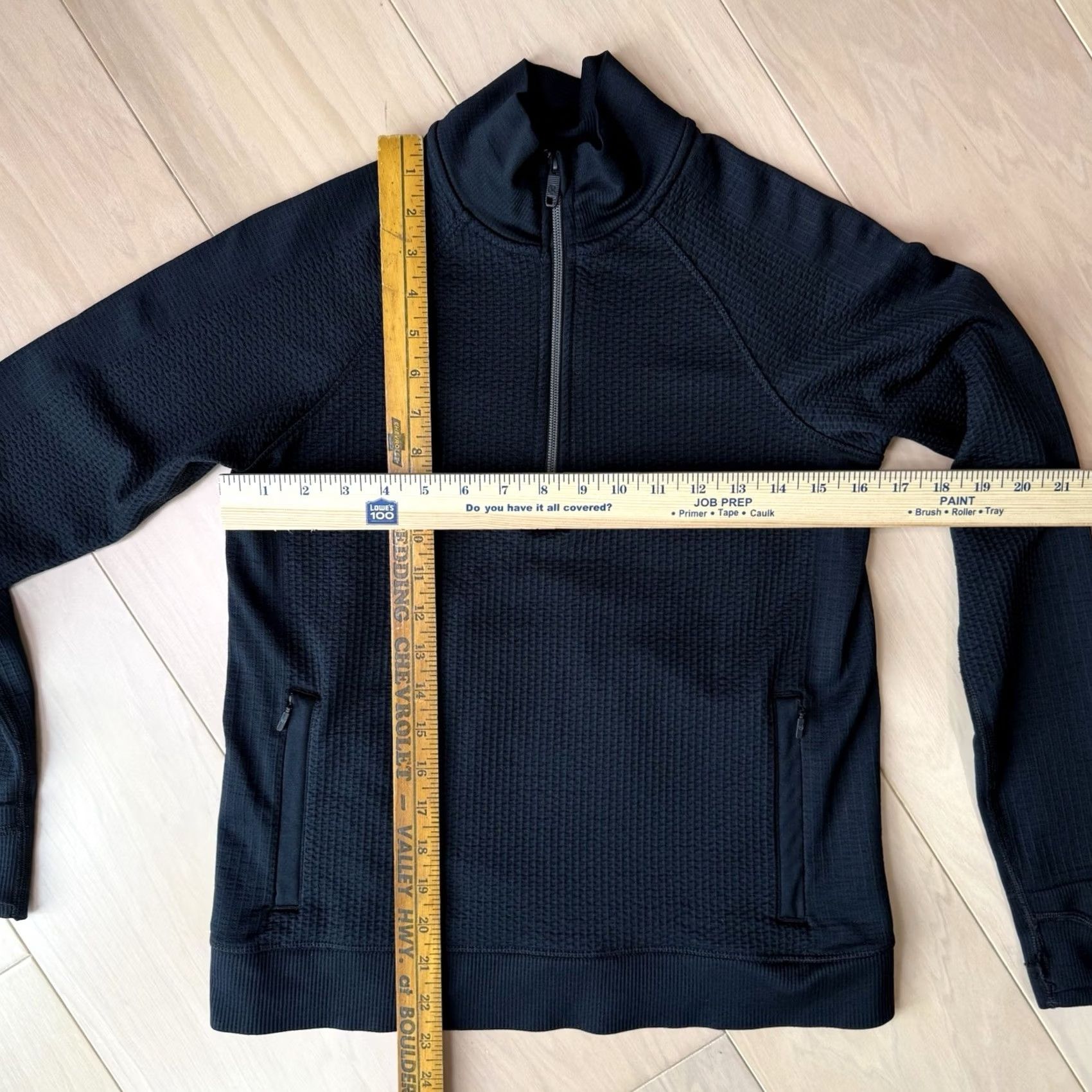Lululemon Lululemon Engineered Warmth Half Zip Women's 6 Black Pullover Hoodie Jacket Athleisure Size M / US 6-8 / IT 42-44 - 2 Thumbnail