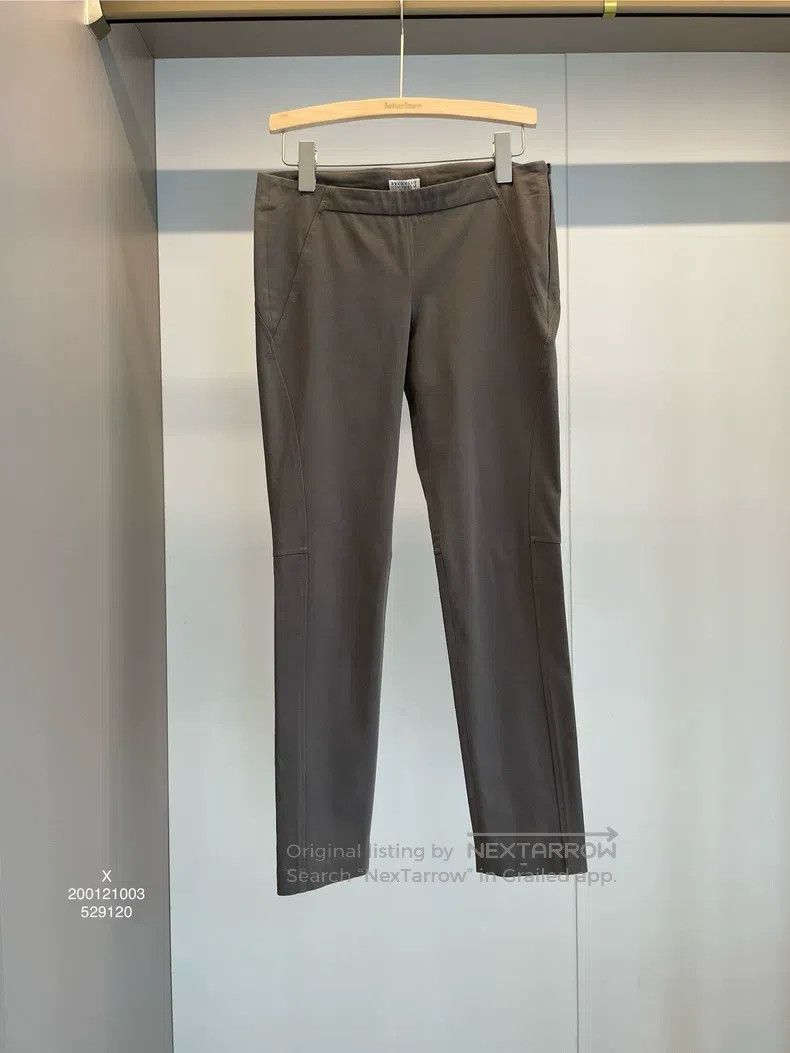 Other Brunello Cucinelli Caramel Cotton Long Trousers Size 25" / US 0 / IT 36 - 1 Thumbnail