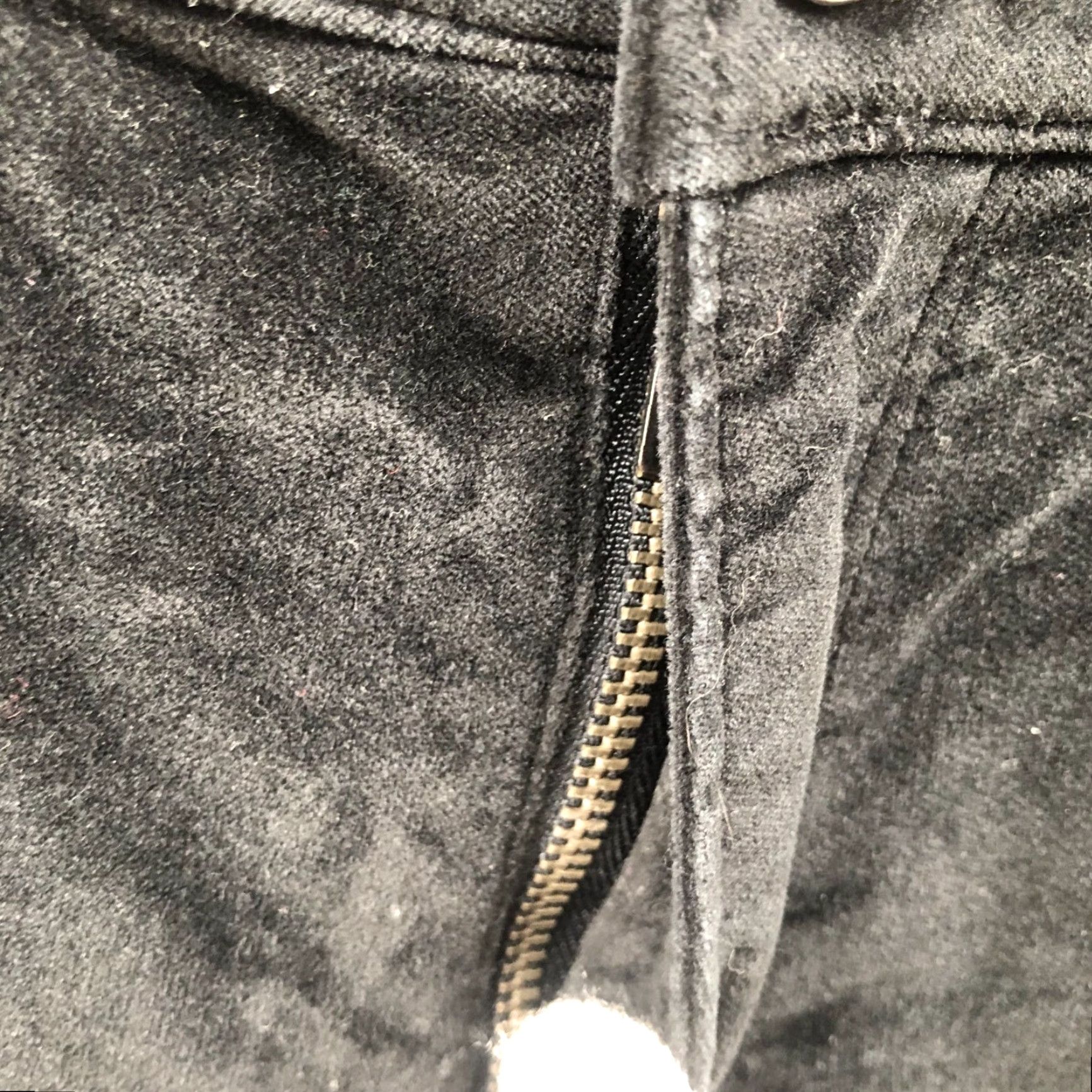 Banana Republic Banana Republic Pants Womens 27 Black Velvet Skinny Mid Rise Stretch Size 27" / US 4 / IT 40 - 5 Thumbnail