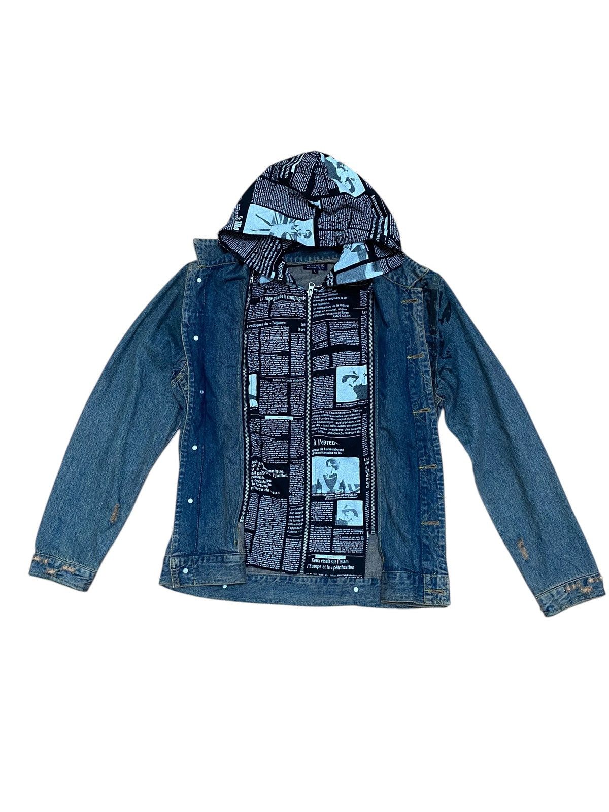 Japanese Brand × Streetwear Fuga Distressed Denim Jacket