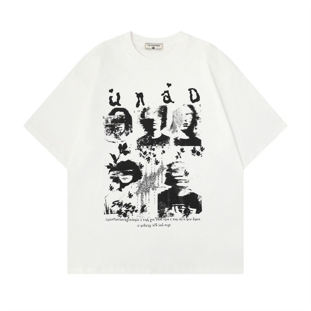 Japanese Brand Men's Retro Loose-Fit Casual T-Shirt with Character Print Size US M / EU 48-50 / 2 - 1 Thumbnail