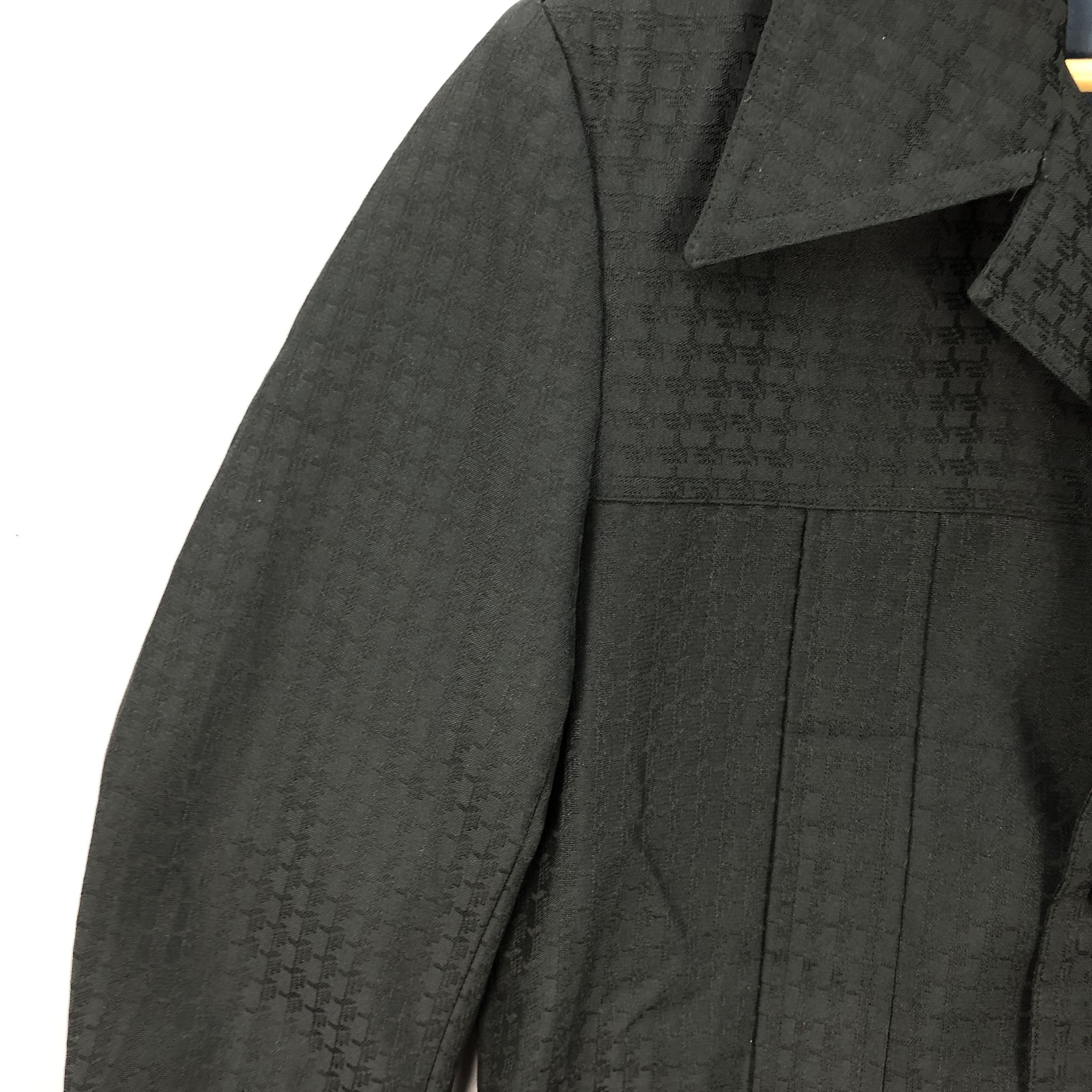 Japanese Brand × Vintage Vintage V5 Japanese Brand Coat Houndstooth Jacket Size US M / EU 48-50 / 2 - 4 Thumbnail