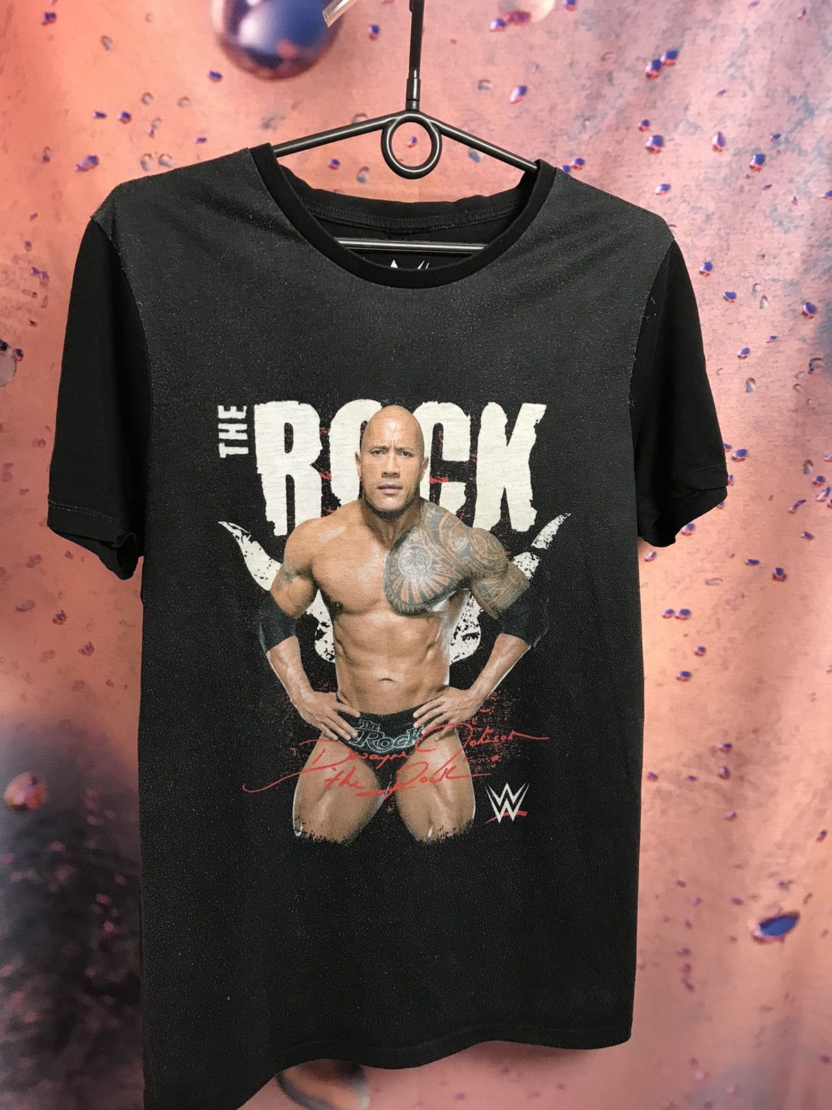 Vintage × WWE × WWF Vintage wwe wwf the rock t shirt Size US M / EU 48-50 / 2 - 2 Thumbnail