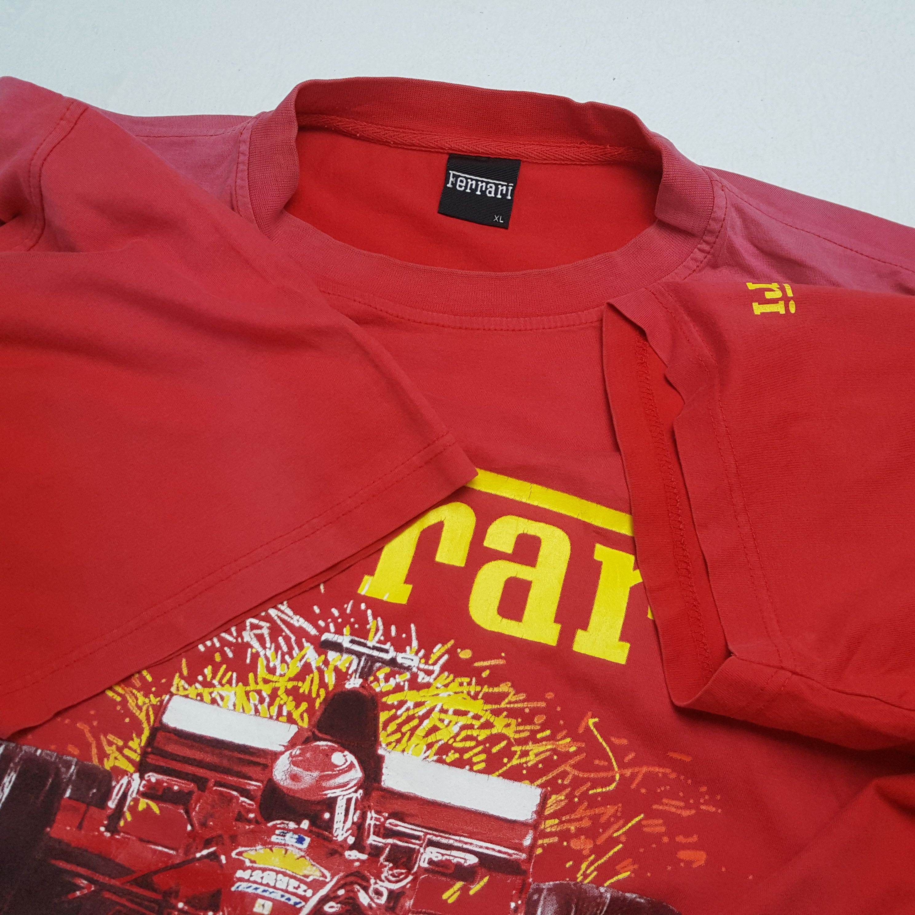 Ferrari × Vintage Vintage FERRARI FORMULA 1 Racing Team T-Shirts Size US XL / EU 56 / 4 - 9 Thumbnail