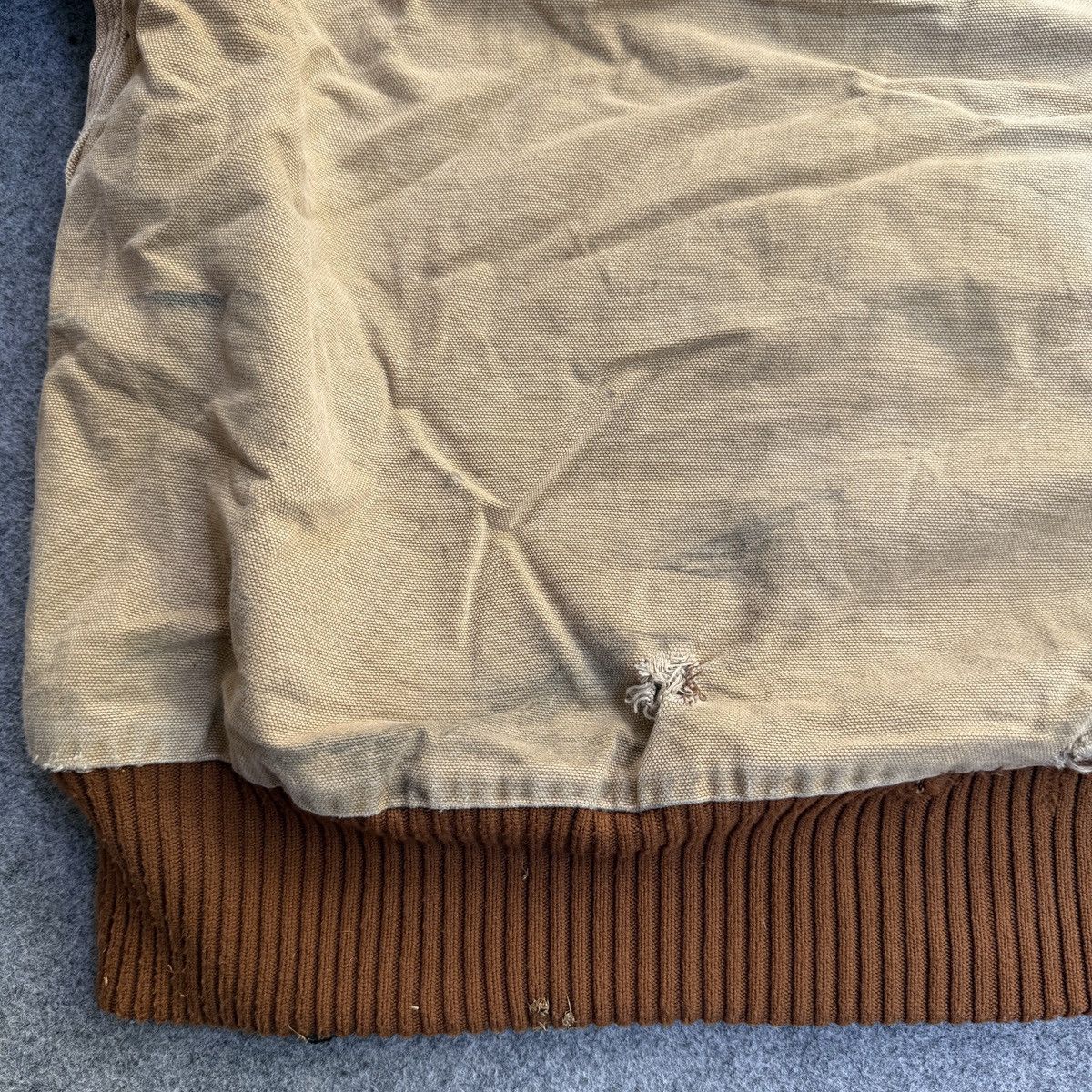 Carhartt Vintage Carhartt Active Thrashed Brown Jacket J140 BRN Size US L / EU 52-54 / 3 - 10 Thumbnail
