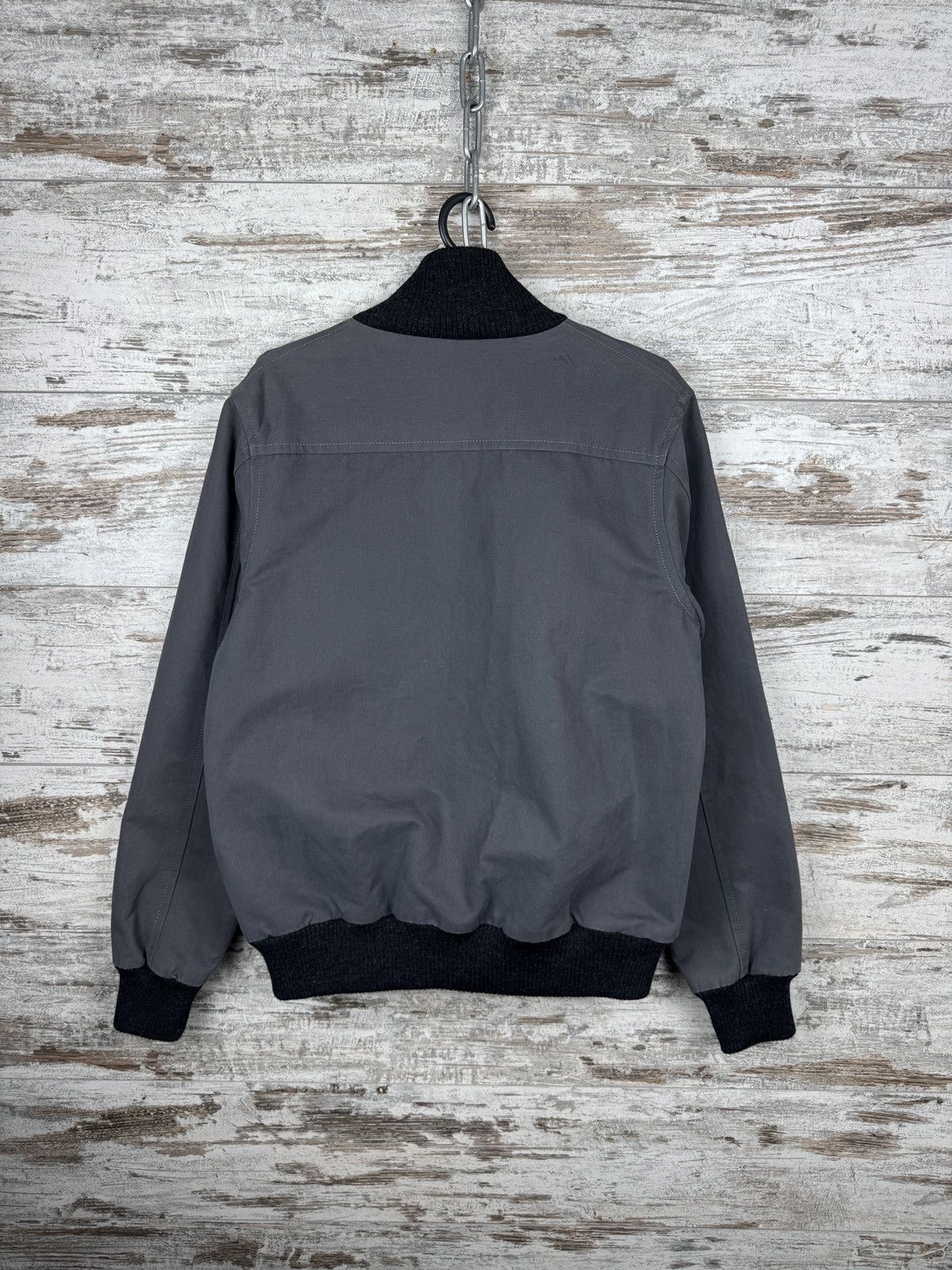 Albam Mens Vintage Albam bombers made in England jacket grey Size US S / EU 44-46 / 1 - 9 Thumbnail