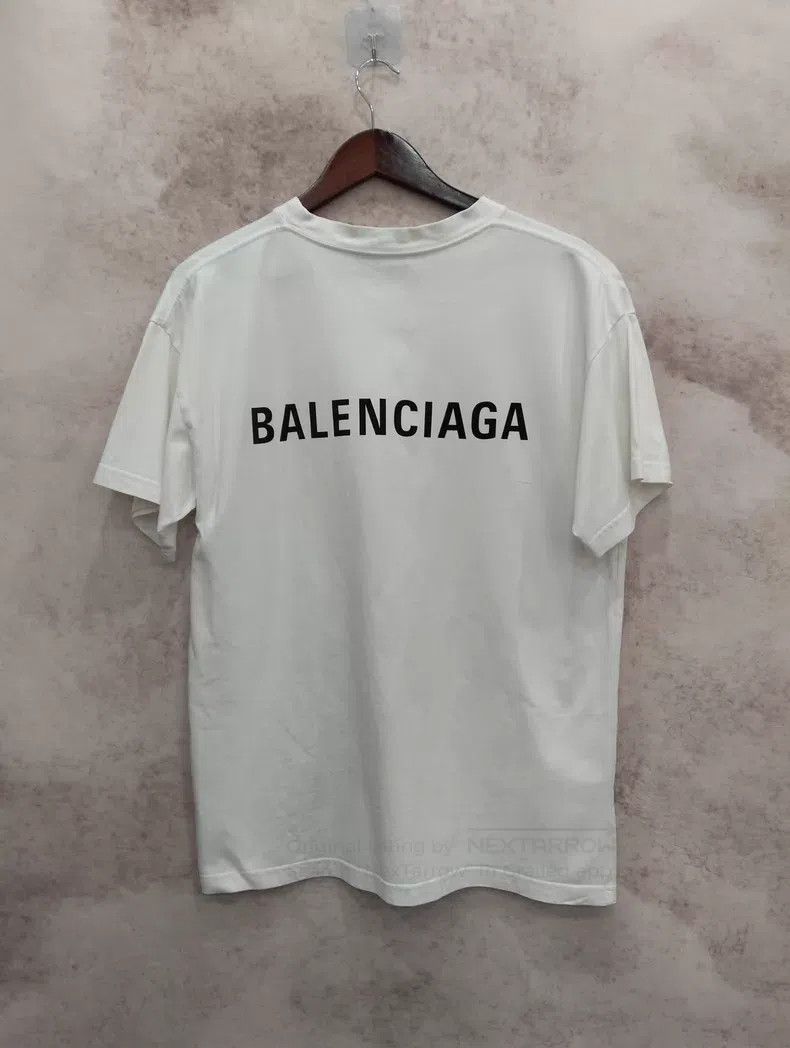 Balenciaga Balenciaga White short-sleeve T-shirt Size US S / EU 44-46 / 1 - 2 Thumbnail