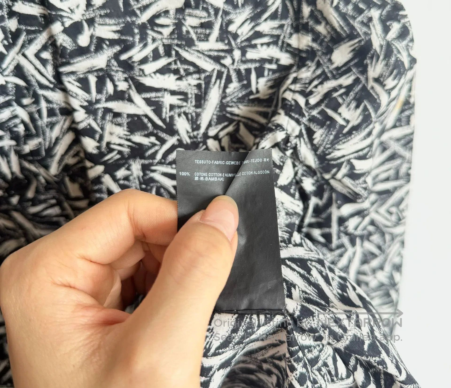 Saint Laurent Paris Saint Laurent Thorn Print Shirt. Size US XL / EU 56 / 4 - 8 Thumbnail