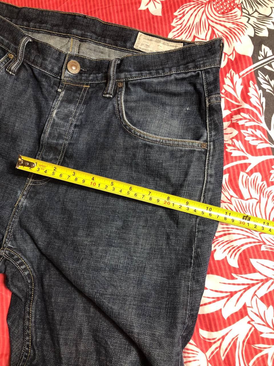 Allsaints Dirty Painted Distressed Thrashed Faded Baggy Jeans Y2K Size US 32 / EU 48 - 19 Thumbnail