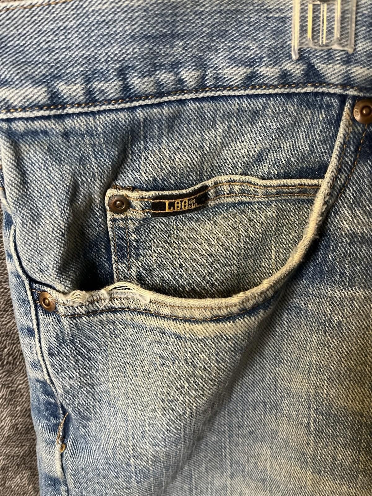 Lee Lee Regular Fit Straight Jeans Mens 40x32 Light Wash Mexico Size US 40 / EU 56 - 3 Thumbnail