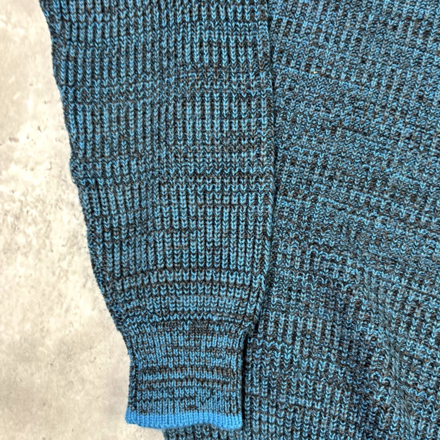 Vintage VINTAGE Saugatuck Pullover Knit Sweater Acrylic Mens XL Blue Black Crew Neck Knit Pattern Solid 80s 90s Size US XL / EU 56 / 4 - 6 Thumbnail