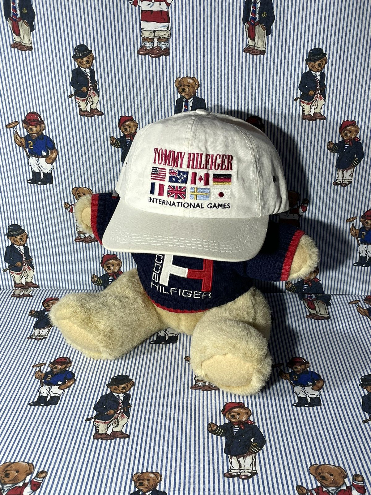 Tommy Hilfiger × Vintage Cap Tommy Hilfiger International Games OG Vintage 90’s Size ONE SIZE - 1 Thumbnail