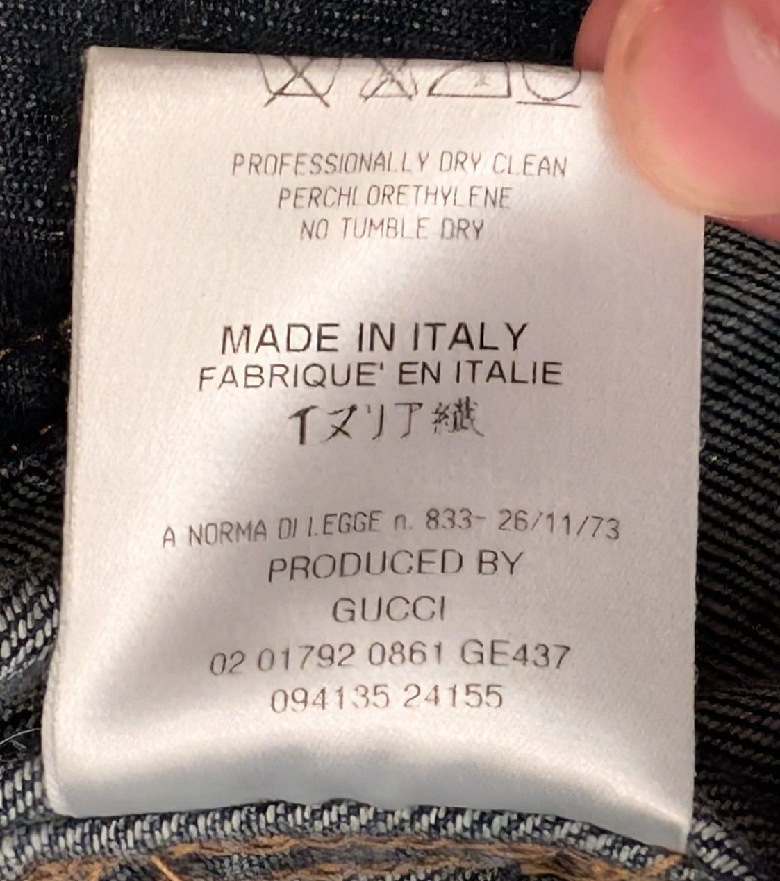 Gucci Gucci Faded Denim Jacket Made in Italy Size US S / EU 44-46 / 1 - 5 Thumbnail
