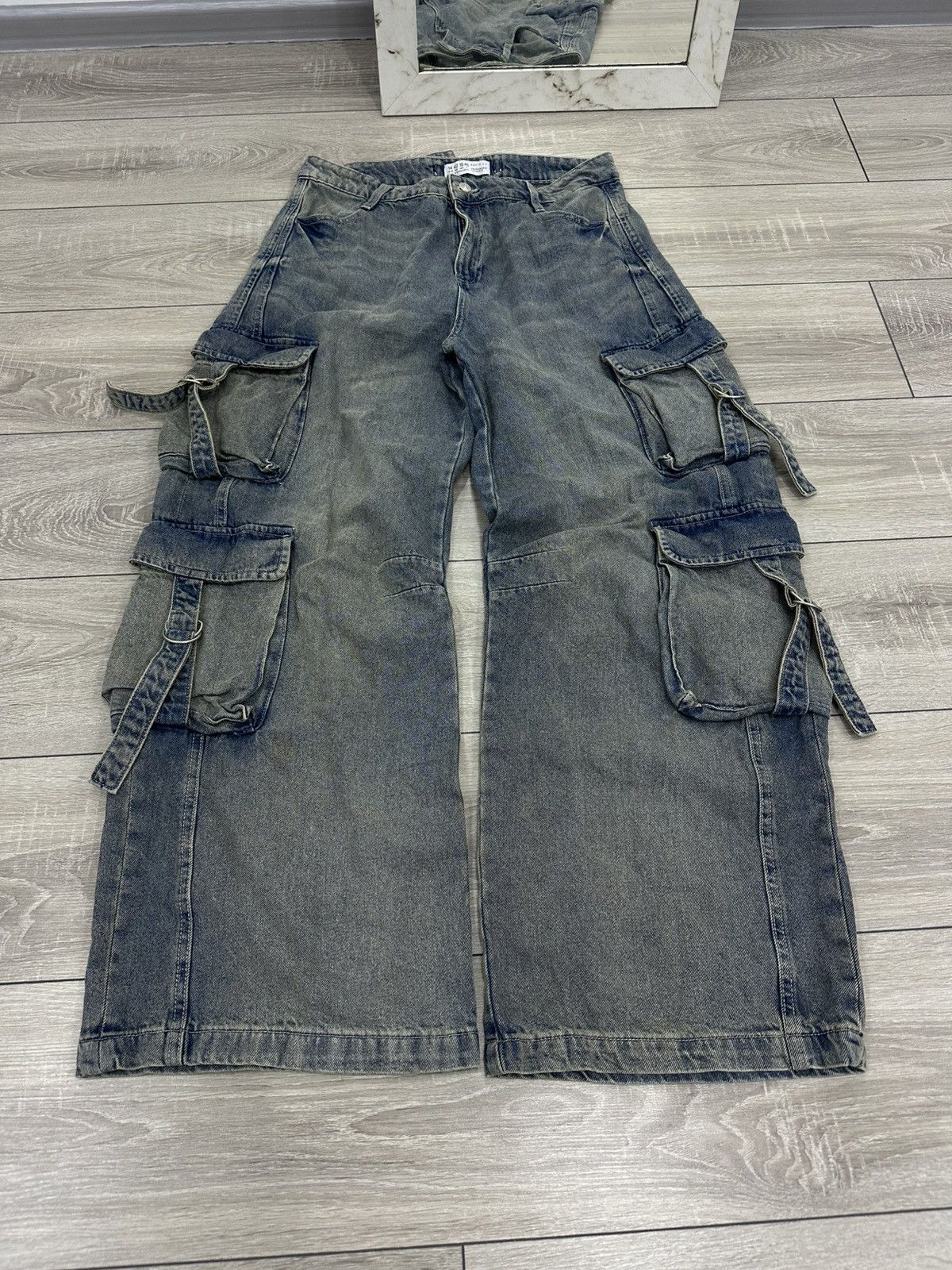 Hysteric Glamour Ultra Baggy Wide Leg Cargo Y2K Opium Hysteric Glamour Pants Size US 32 / EU 48 - 1 Thumbnail