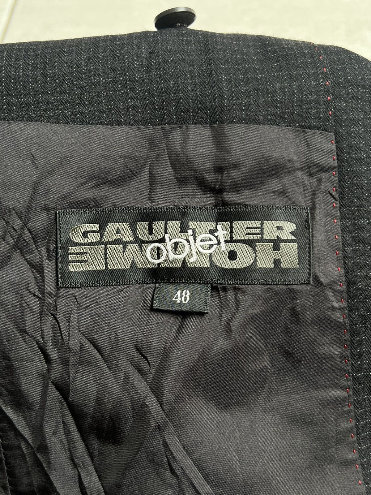 Gaultier Homme Objet Jean Paul Gaultier Homme Objet Striped Suit Jacket Size US M / EU 48-50 / 2 - 12 Thumbnail