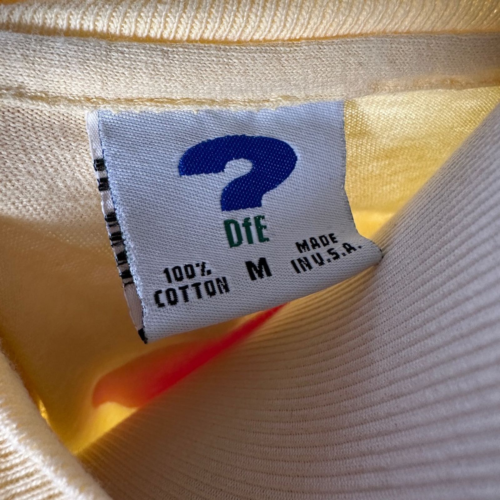 The Unbranded Brand Vintage DFE T-Shirt Yellow Major Mood Swing Progress USA M Size US M / EU 48-50 / 2 - 5 Thumbnail