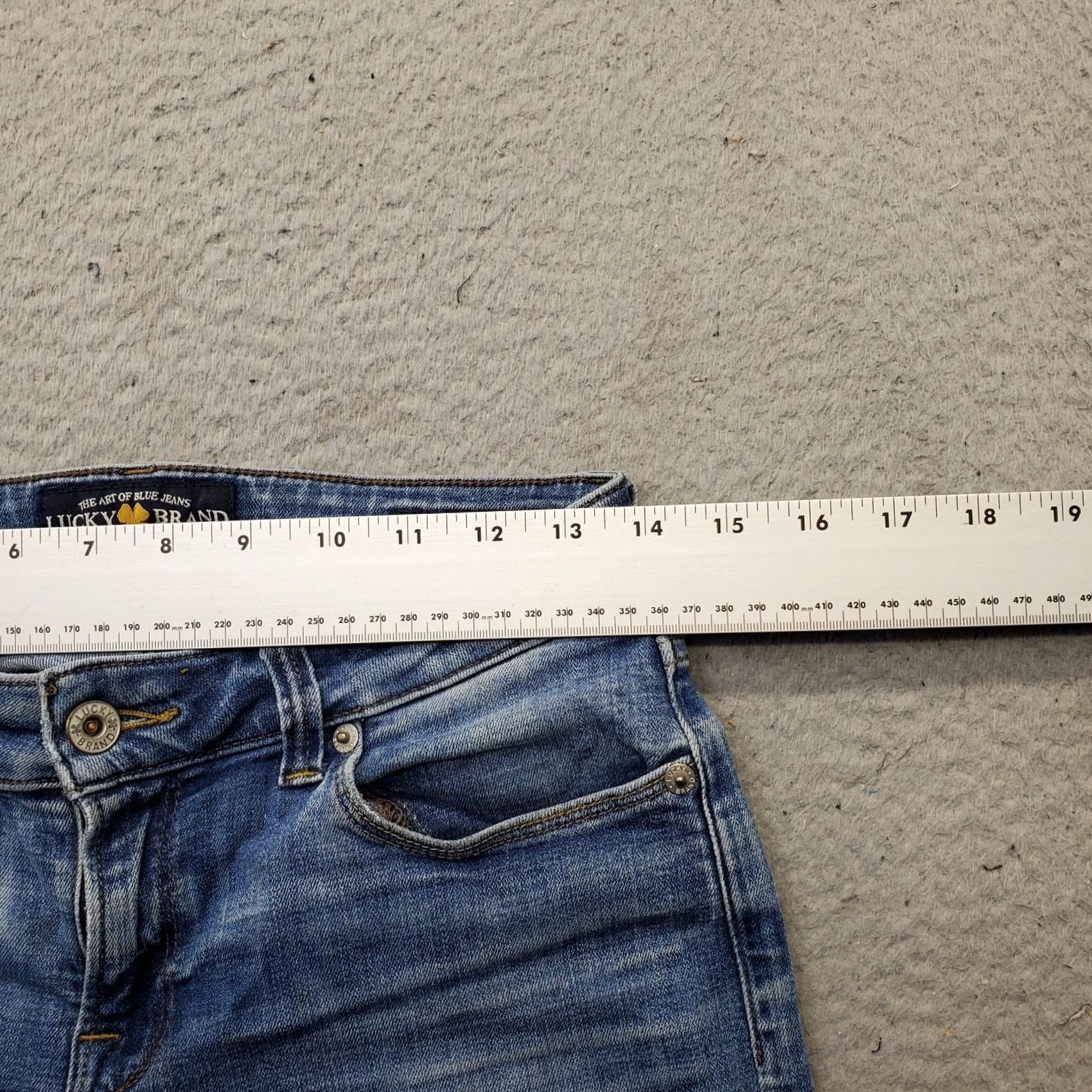 Lucky Brand Lucky Brand Sasha Super Skinny Jeans Womens 4 Blue Denim 27.5 Inseam 5-Pocket Slim Stretch Casual Streetwear Womens 4/27 Denim Blue Jeans Size 27" / US 4 / IT 40 - 6 Thumbnail