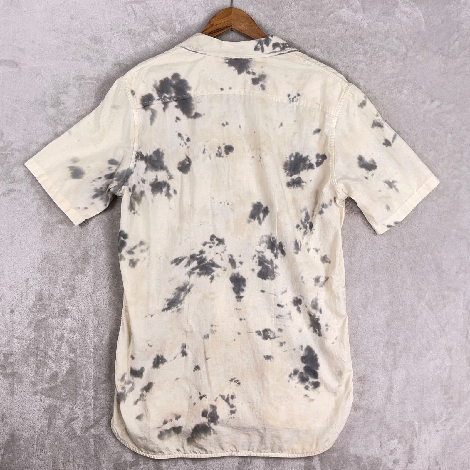 Beautiful Ful Beautiful Fül BTFL Short Sleeve Hand Dyed Bone Shirt Rare Size US M / EU 48-50 / 2 - 3 Thumbnail