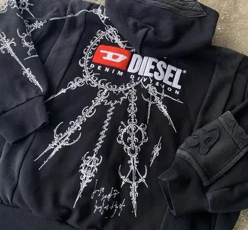 VIBE Gothic Cyber Sigilism Y2K Zip Up Hoodie Size US S / EU 44-46 / 1 - 4 Thumbnail