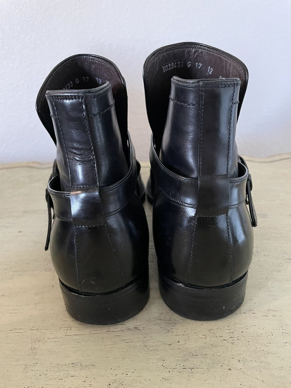 Salvatore Ferragamo Ankle Boot with Belt Detail Size US 12 / EU 45 - 3 Thumbnail