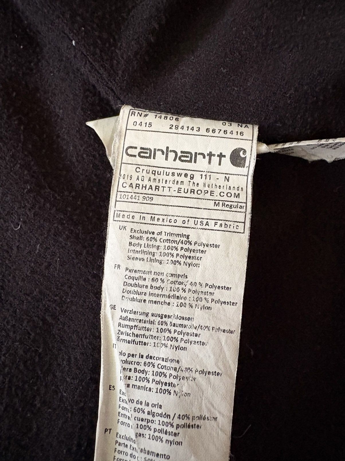 Carhartt classic trucker jacket Size US M / EU 48-50 / 2 - 7 Thumbnail