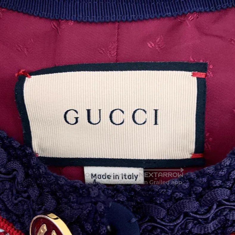 Gucci Gucci Red cotton round-neck single-breasted long-sleeved w Size M / US 6-8 / IT 42-44 - 5 Thumbnail