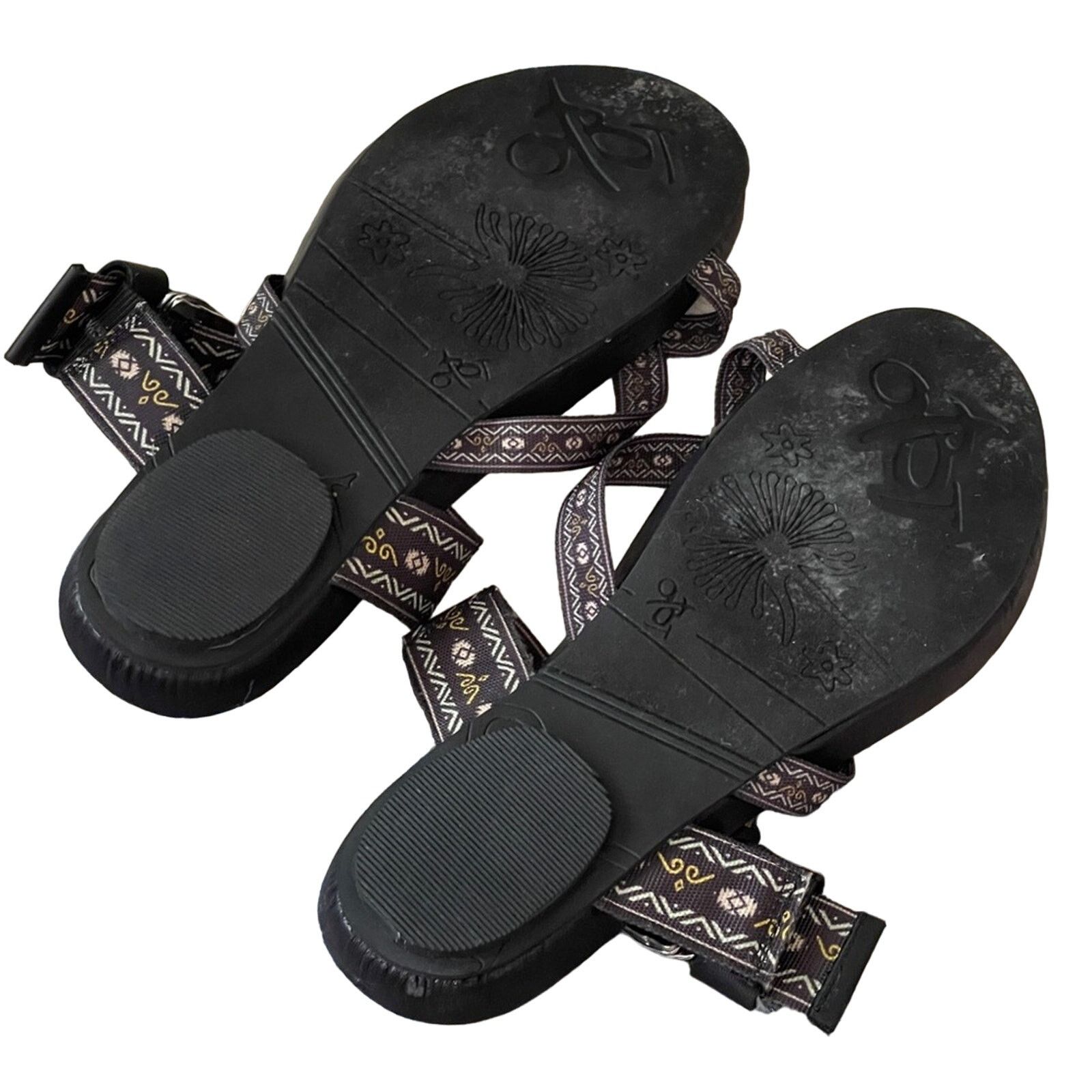 Other OTBT Cade Slide Azetc Print Sandals Black Size 7 Size US 7 / IT 37 - 5 Thumbnail