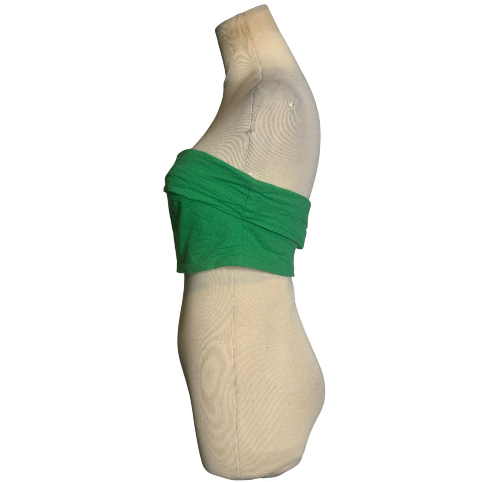 PRINCESS POLLY Princes Polly vibrant green bandeau strapless top size 4 Size S / US 4 / IT 40 - 8 Thumbnail
